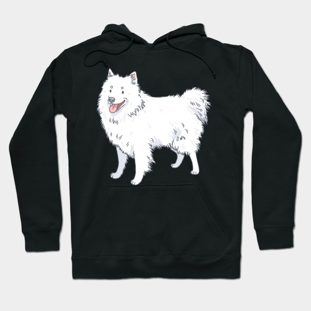 American Eskimo Dog Hoodie by Csieben